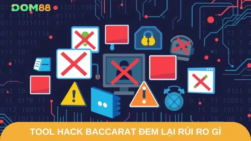 Những nguy cơ gặp phải khi dùng tool hack baccarat